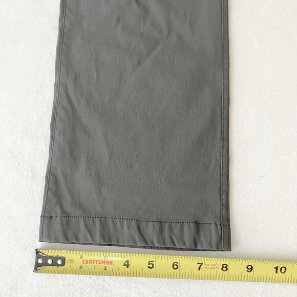 Eddie Bauer Men's Stretch Grey Tech Pants Size 32x30 Storm Repel Straight Leg - Picture 10 of 13